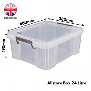 Allstore Plastic Storage Box Size 24 (24 Litre)